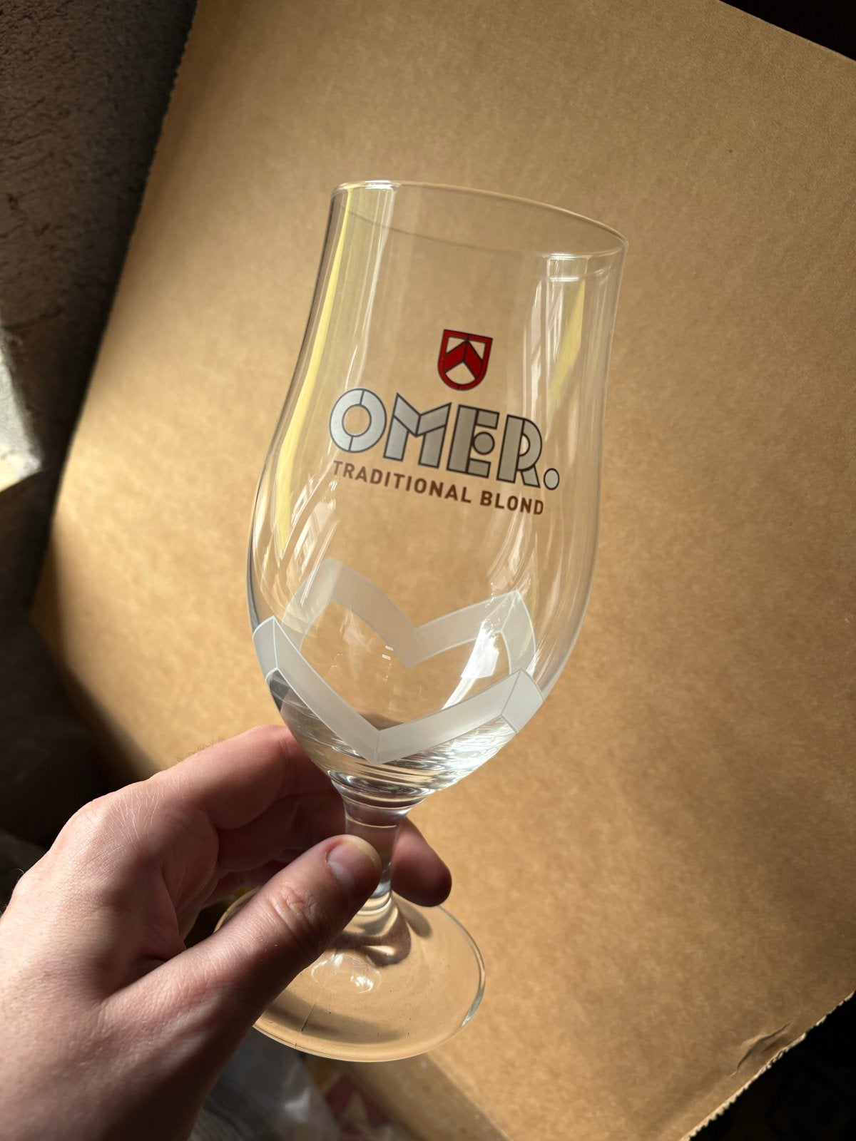 6x Omer Traditional bierglas, Ophalen of Verzenden, Nieuw