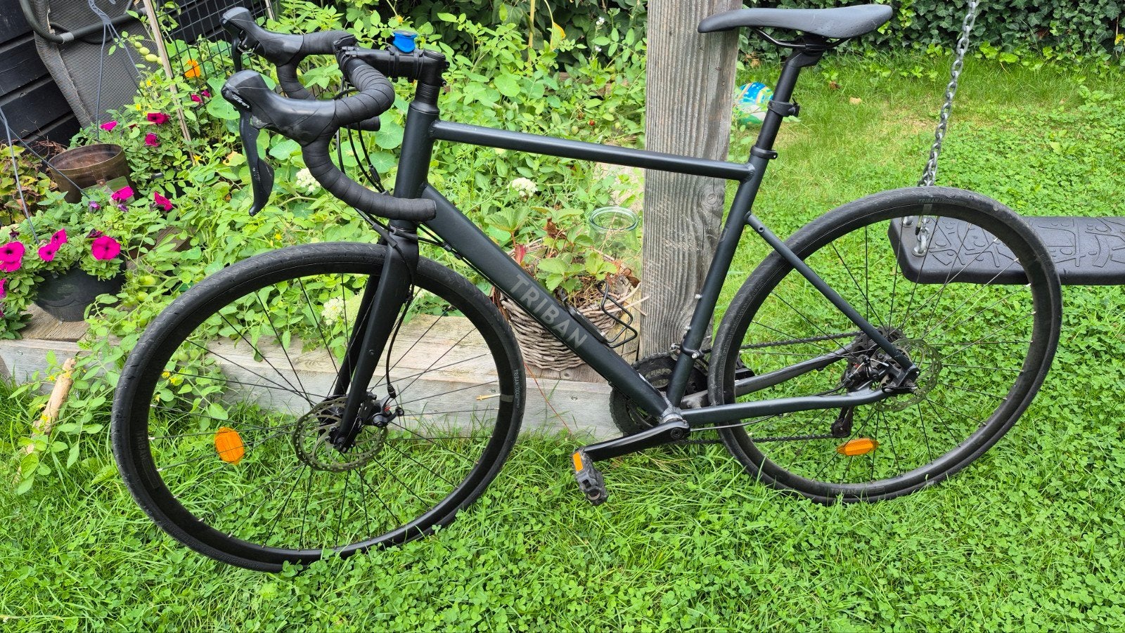 Triban RC500 maat L racefiets met schijfremmen, 28 inch, Heren, Aluminium, Zo goed als nieuw