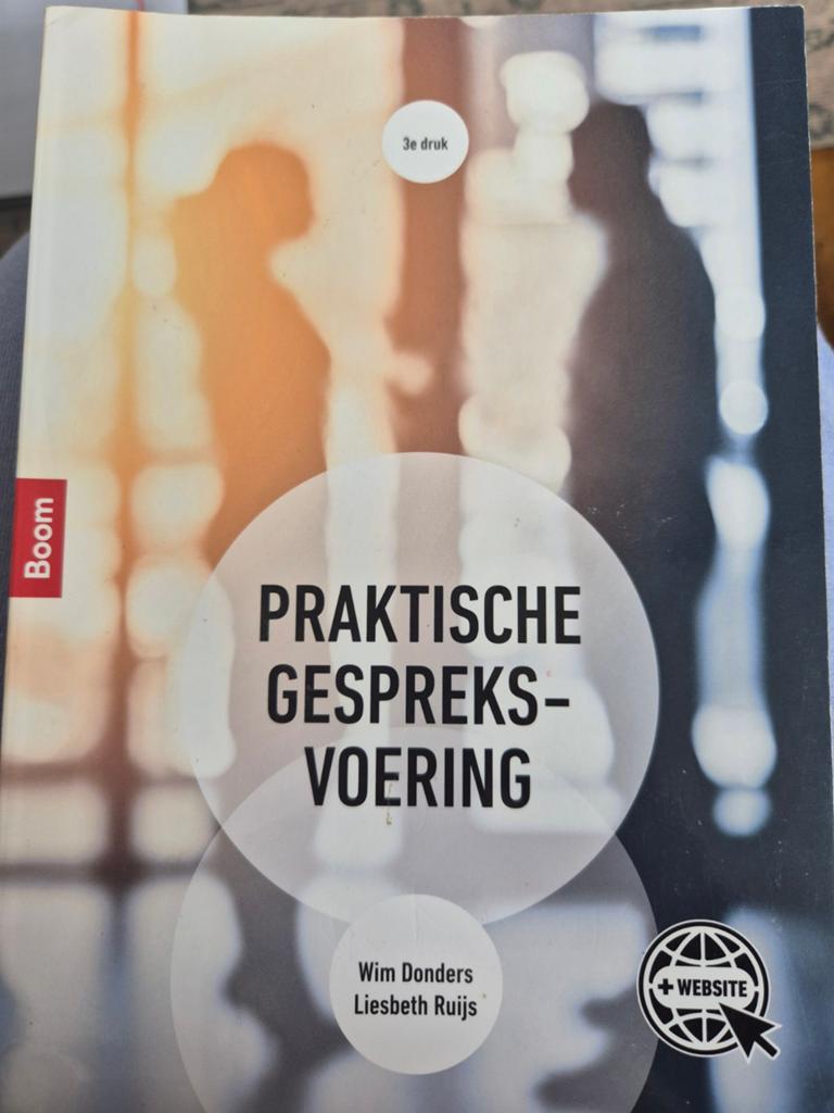 Praktische Gespreksvoering - Wim Donders & Liesbeth Ruijs, Boeken, Studieboeken en Cursussen, Gamma, HBO, Ophalen of Verzenden