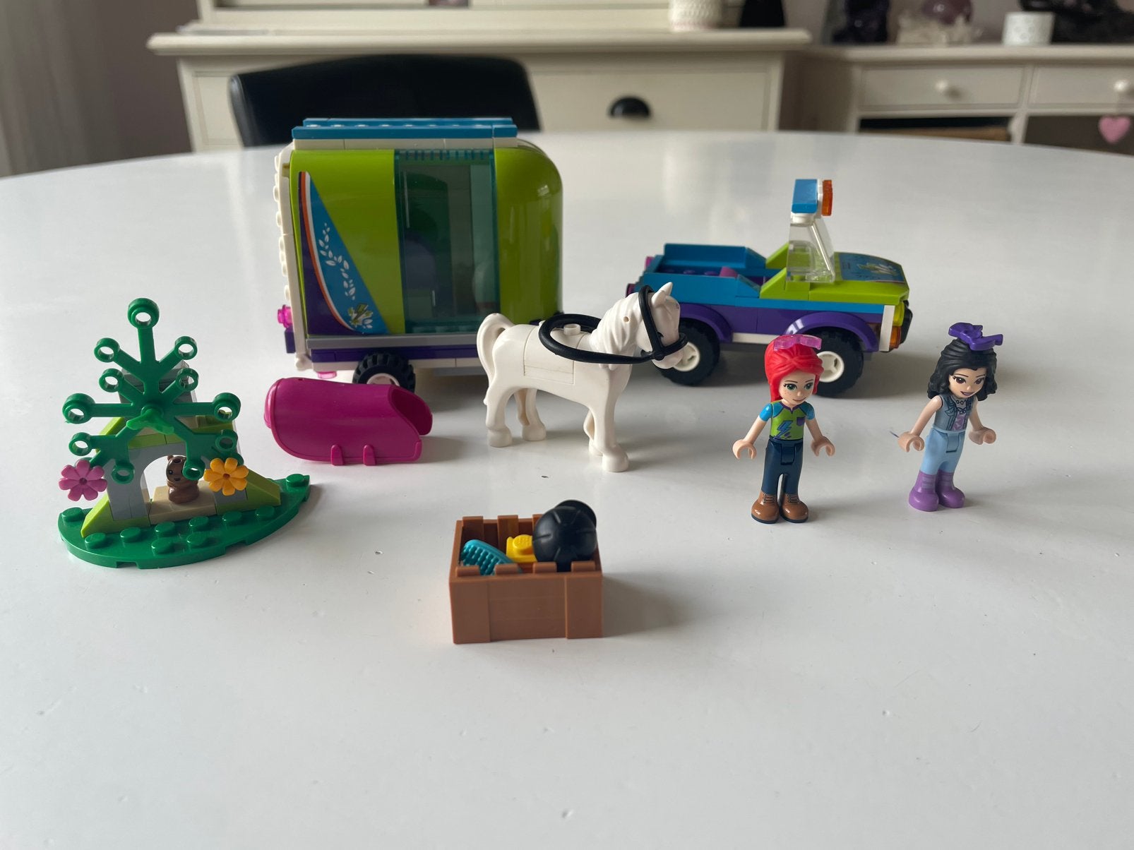 Lego Mia’s paardentrailer., Wild life, Complete set, Voertuig, Ophalen of Verzenden