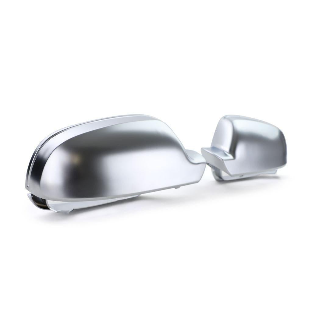 Spiegel Kap Kappen Zilver Rvs Mat Voor Audi A3 8P A4 8K A5 8, Verzenden, Automotive Parts, A.parts@hotmail.nl, Trasmolenlaan 12 3447 GZ Woerden