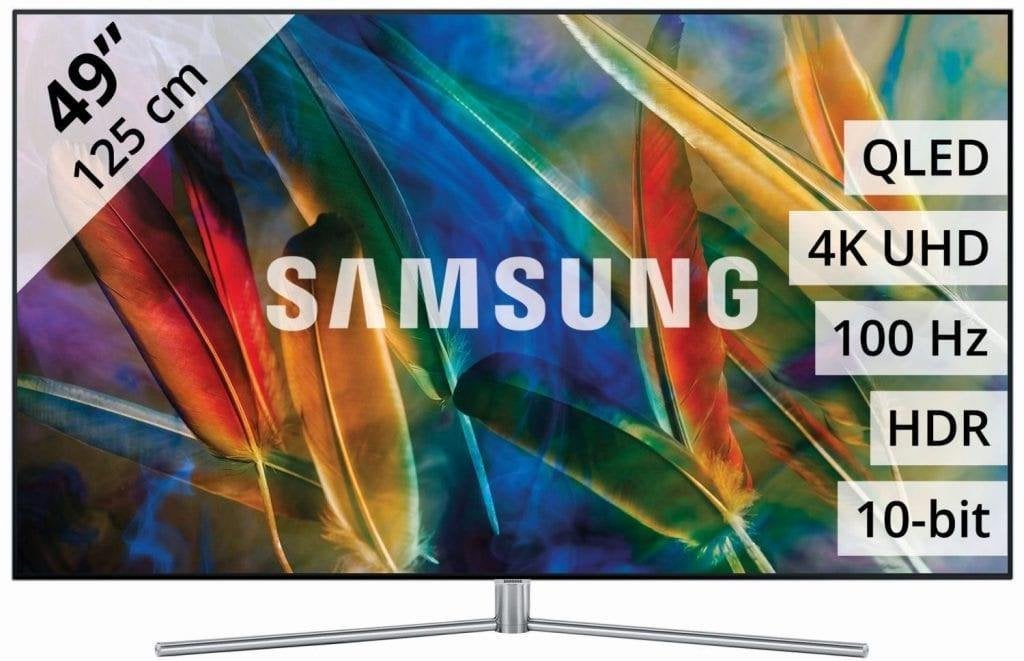 Samsung QLED 4K UHD 49 Inch 125cm - Smart - 100Hz Bluetooth, Ophalen, QLED, Zo goed als nieuw, 100 Hz
