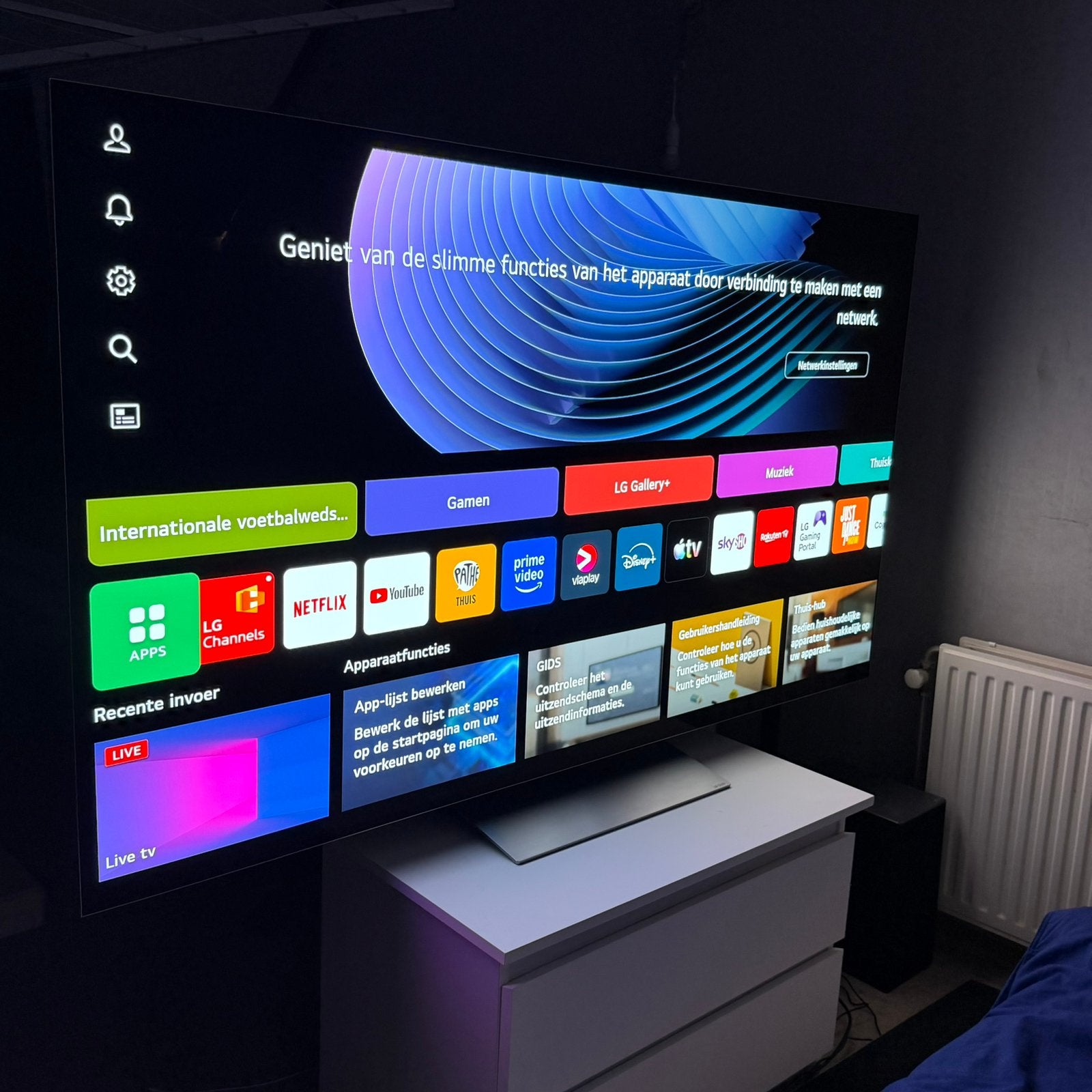 Topmodel 77 inch LG Oled 77G3 met MLA scherm, Ophalen of Verzenden, Zo goed als nieuw, 100 cm of meer, 4k (UHD)