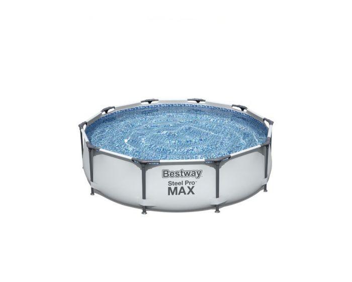 Zwembad bestway 305x76 zonder pomp solarbol solarmat, Ophalen, Gebruikt, Minder dan 80 cm, Rond