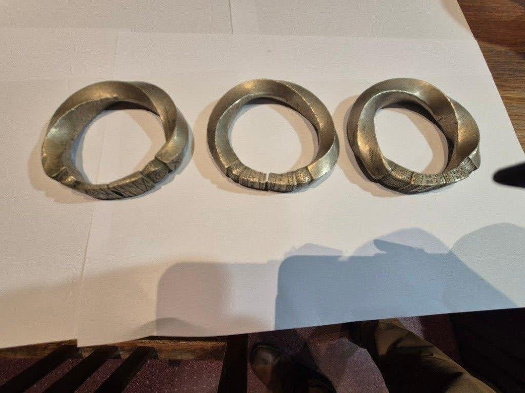 Nigeraanse Armbanden- Manilla- Brons, Ophalen of Verzenden, Brons