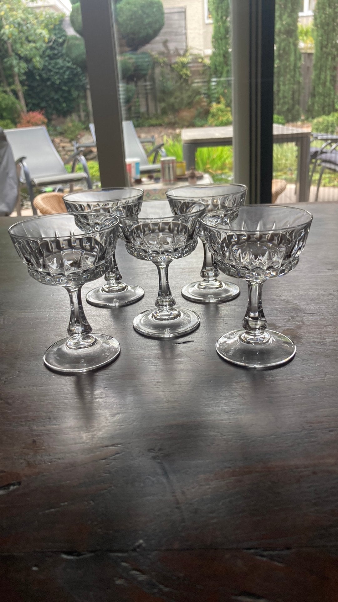 Pompadour Cristal D'Arques - Durand | loodkristal 5 cocktail, Glas of Glazen, Nieuw, Ophalen of Verzenden, Glas