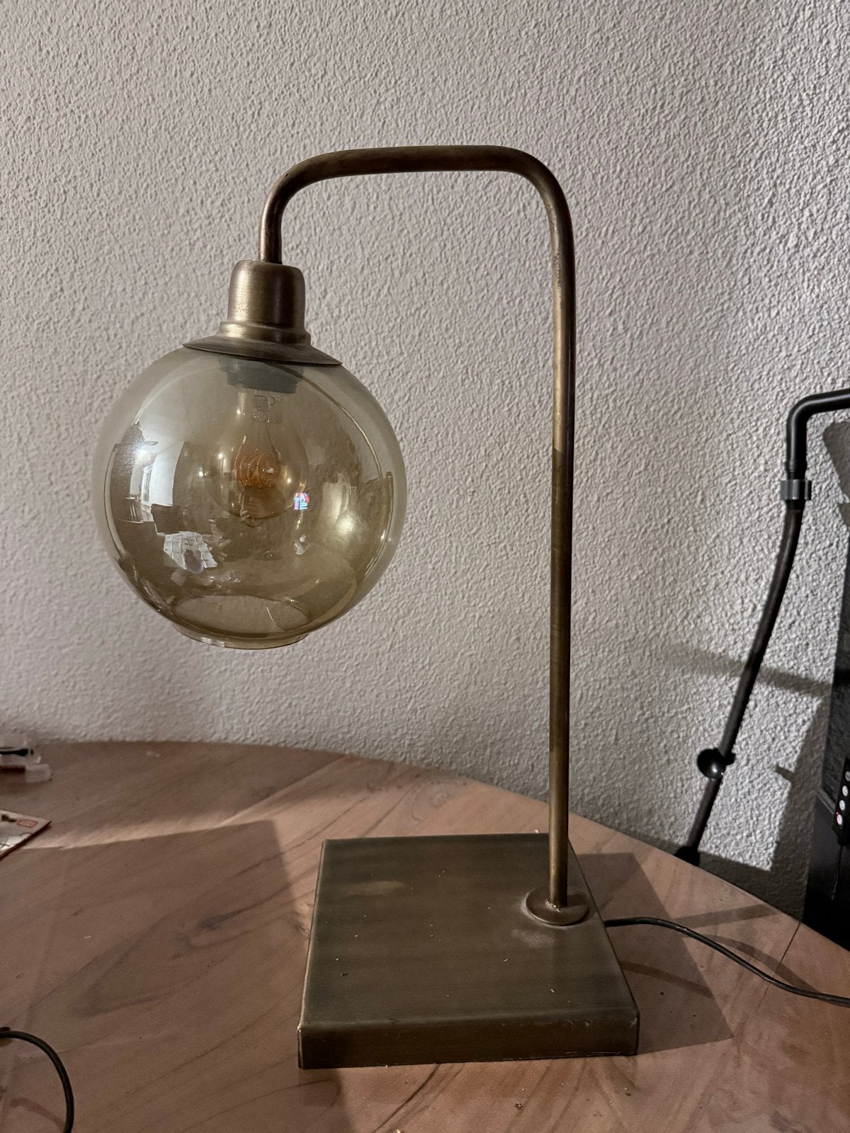 2x BePureHome Latern Tafellampen- Antiek Messing (49cm), Gebruikt, Overige merken, Goud, Ophalen of Verzenden