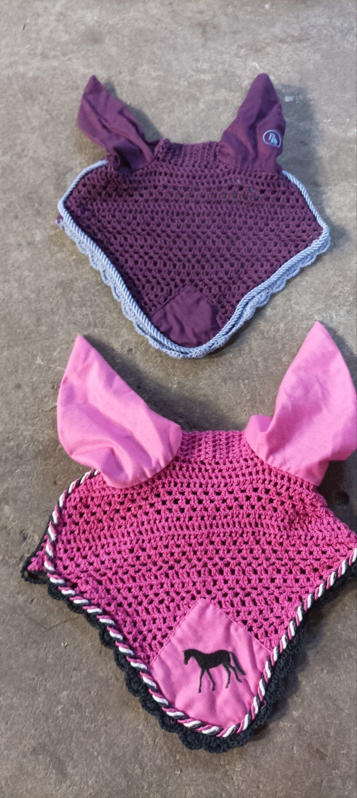 2x oornetje full paars / aubergine en roze / pink, Ophalen of Verzenden, Nieuw