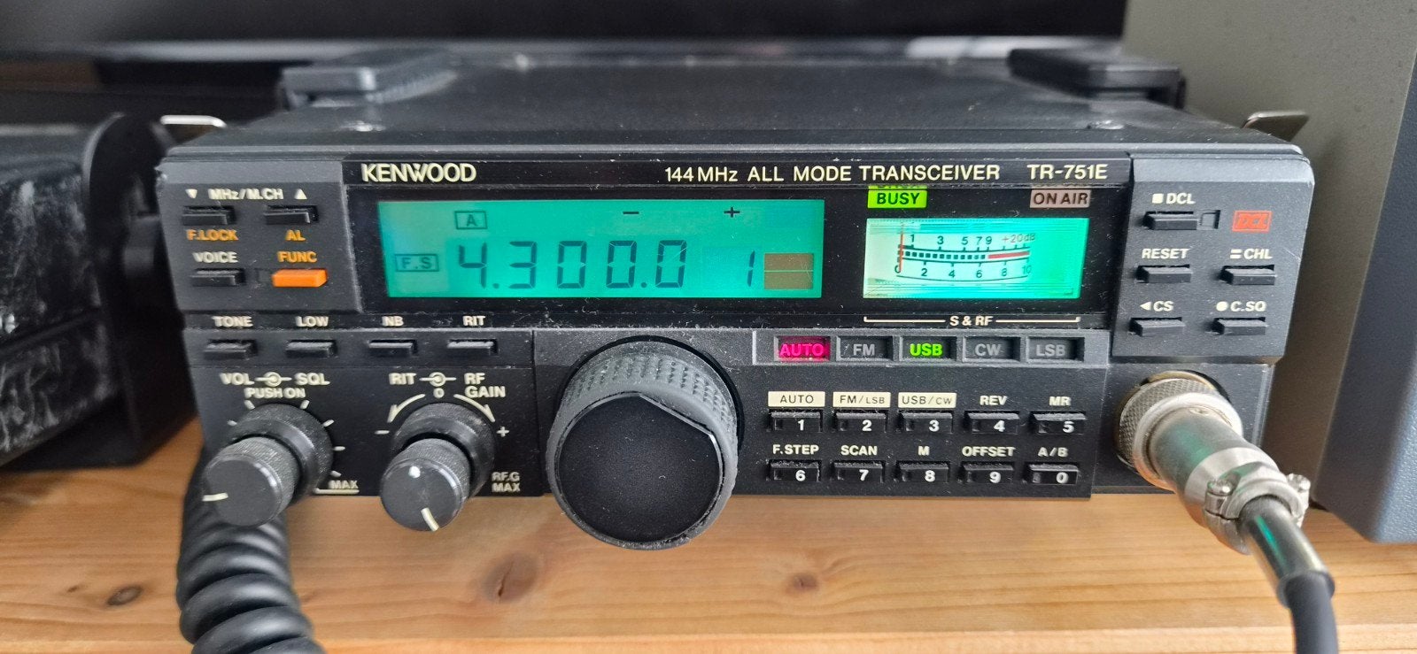 Kenwood TR751E 2m Allmode Transceiver, Telecommunicatie, Zenders en Ontvangers, Ophalen of Verzenden, Gebruikt, Zender en Ontvanger