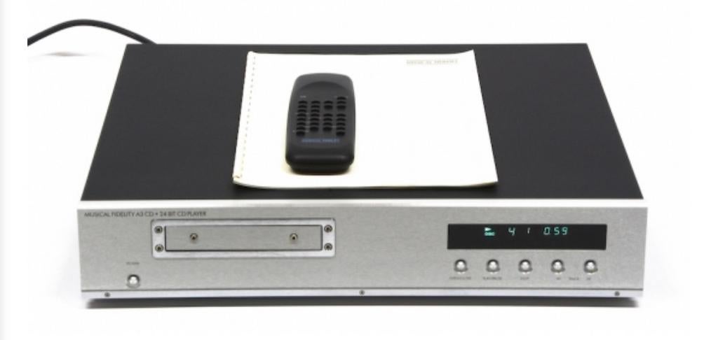 Musical Fidelity A3 CD-Speler + Afstandsbediening + Manual, Ophalen of Verzenden, Zo goed als nieuw, Overige merken