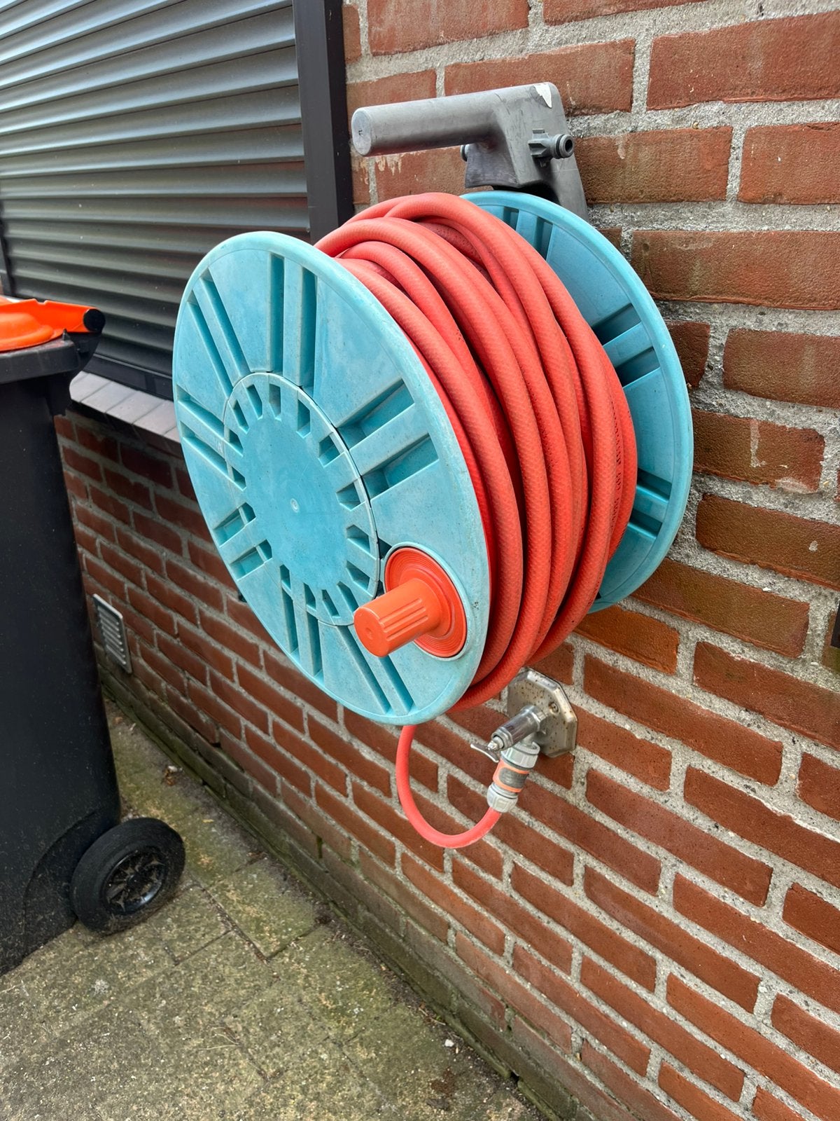 Gardena slangenhaspel muurhaspel, Tuin en Terras, Tuinslangen, Ophalen of Verzenden, Zo goed als nieuw