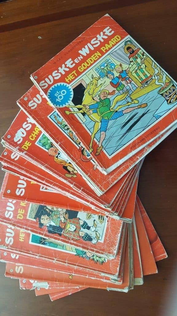 suske en wiske stripboeken, Gelezen, Willy Vandersteen, Ophalen of Verzenden, Meerdere stripboeken