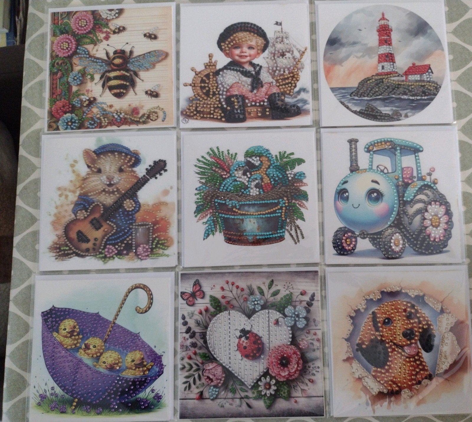 AKTIE Pakket van 30 dubbele kaarten met envelop (handmade), Nieuw, Ophalen of Verzenden, Overige thema's, Nvt