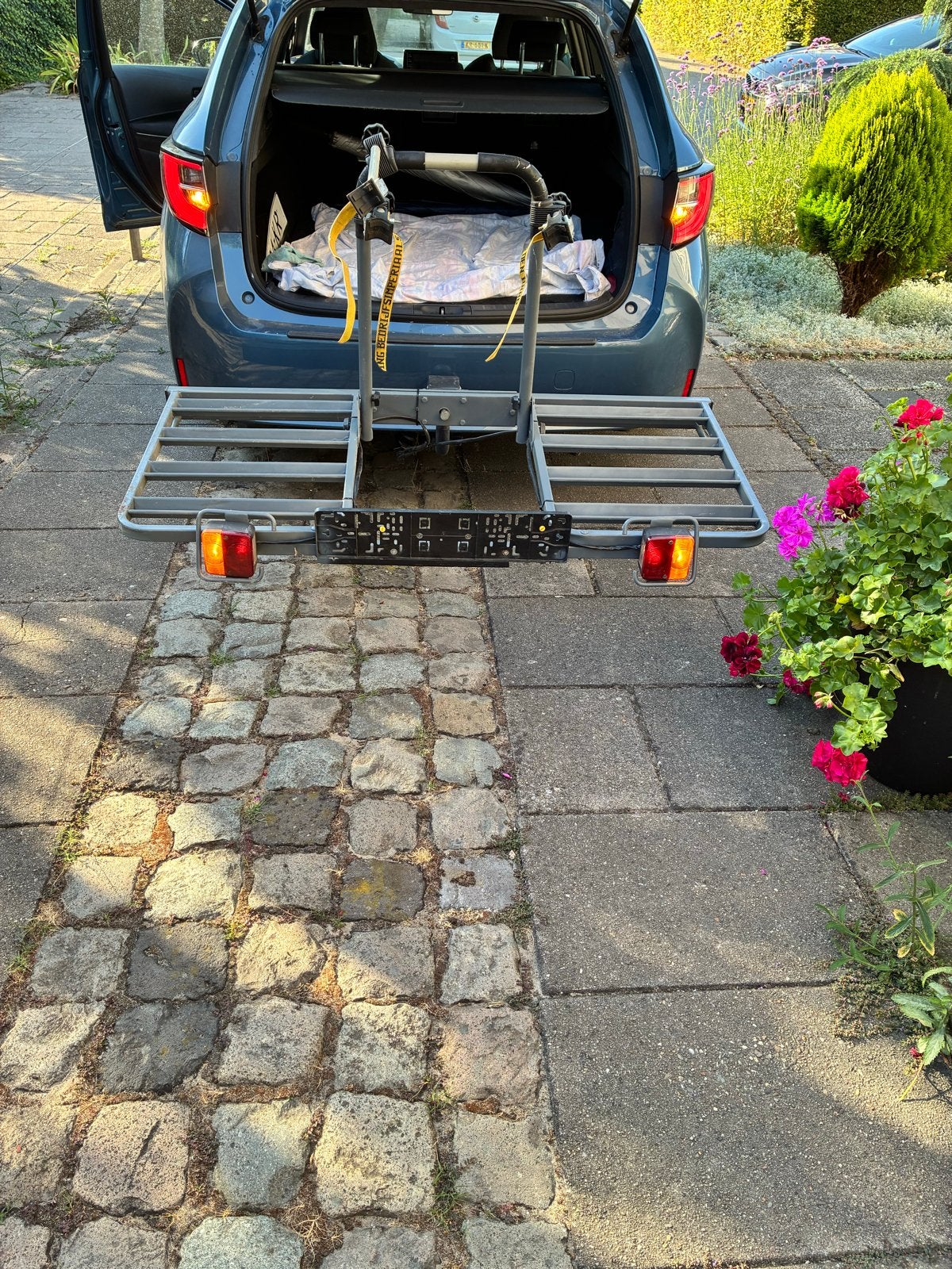 Stevige fietsendrager voor 4 fietsen, Ophalen, 3 fietsen of meer, Gebruikt, Elektrische fiets