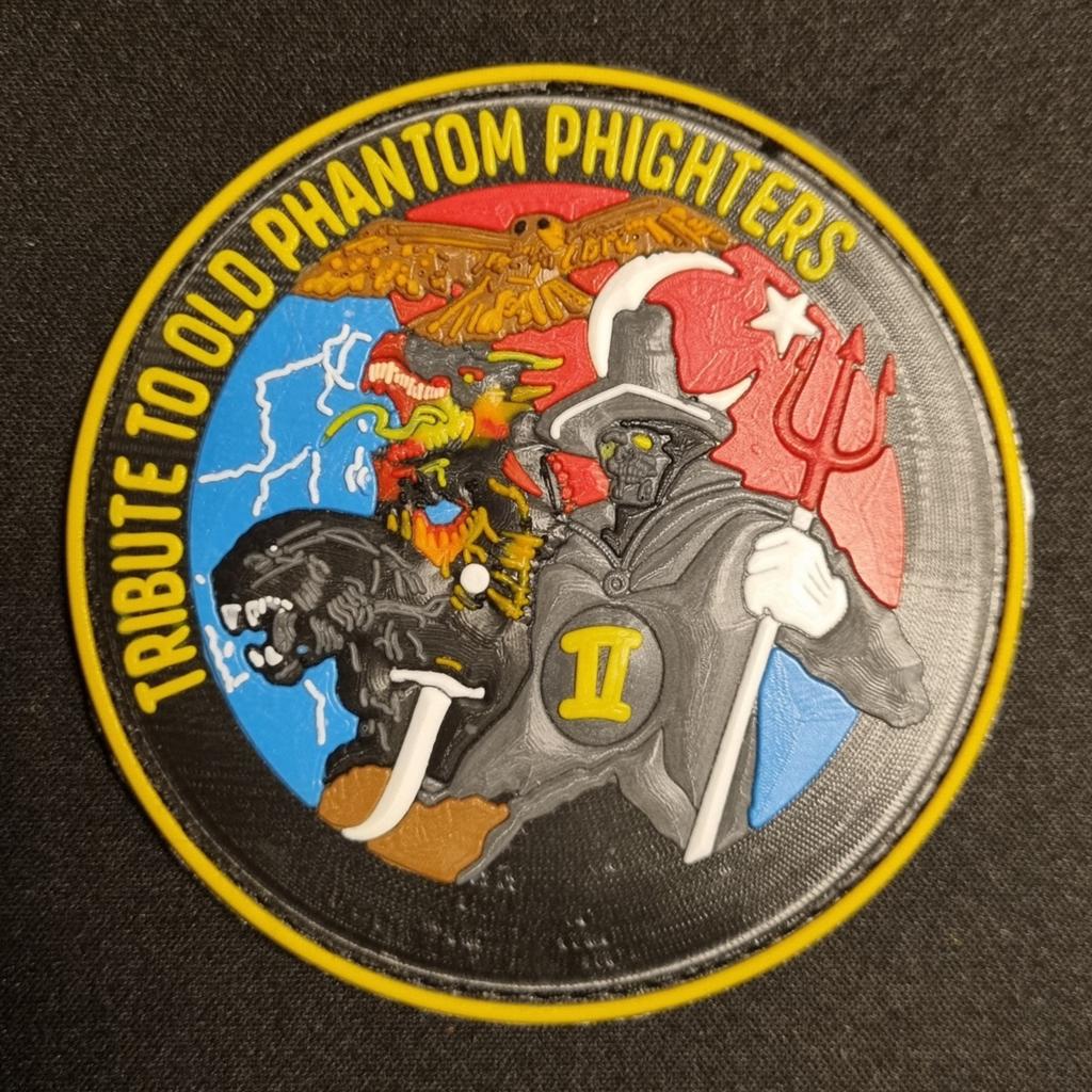 Turkish Air Force F-4 Phantom Patch, Ophalen of Verzenden, Luchtmacht, Embleem of Badge