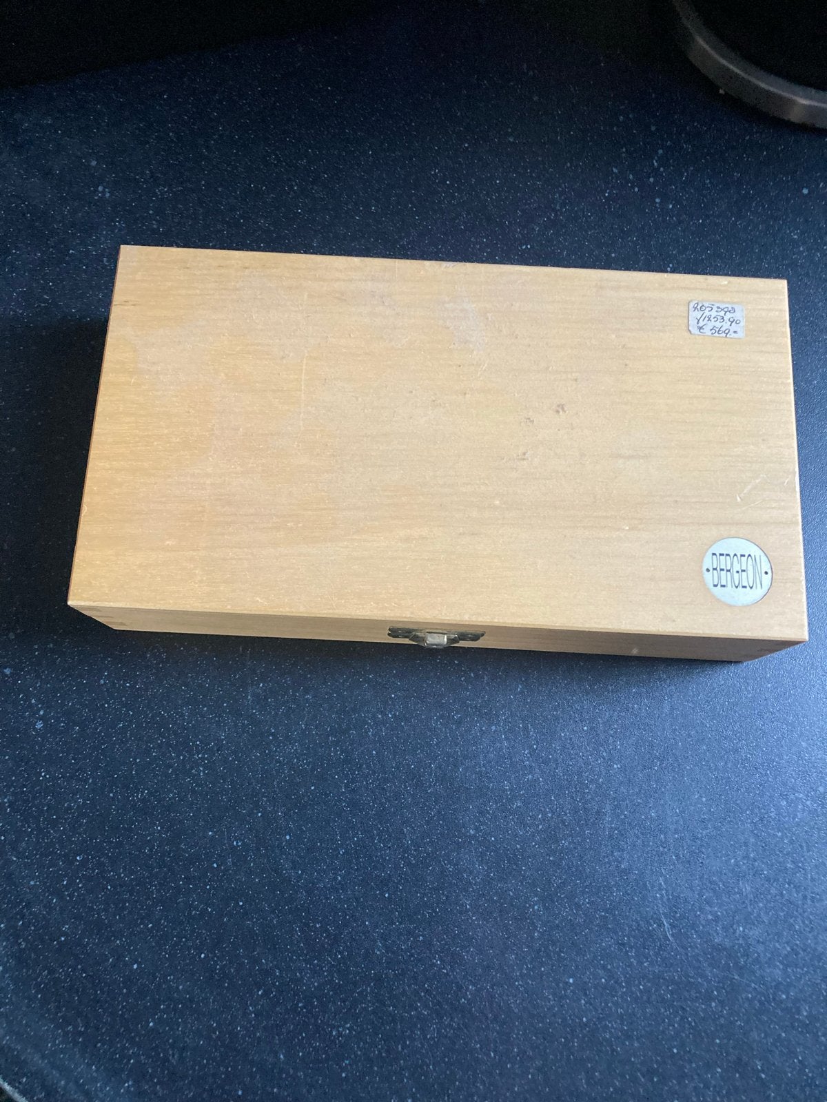 Bergeon goudsmids Gereedschap Set in Houten Kist, Ophalen, Nieuw