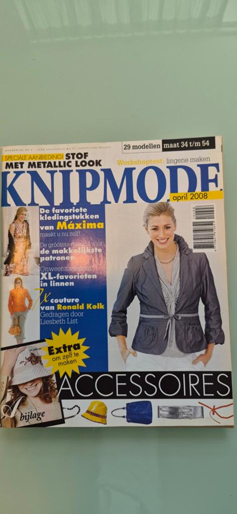 4 keer knipmode jaargang 2008., Overige typen, Vrouw, Ophalen of Verzenden, Zo goed als nieuw