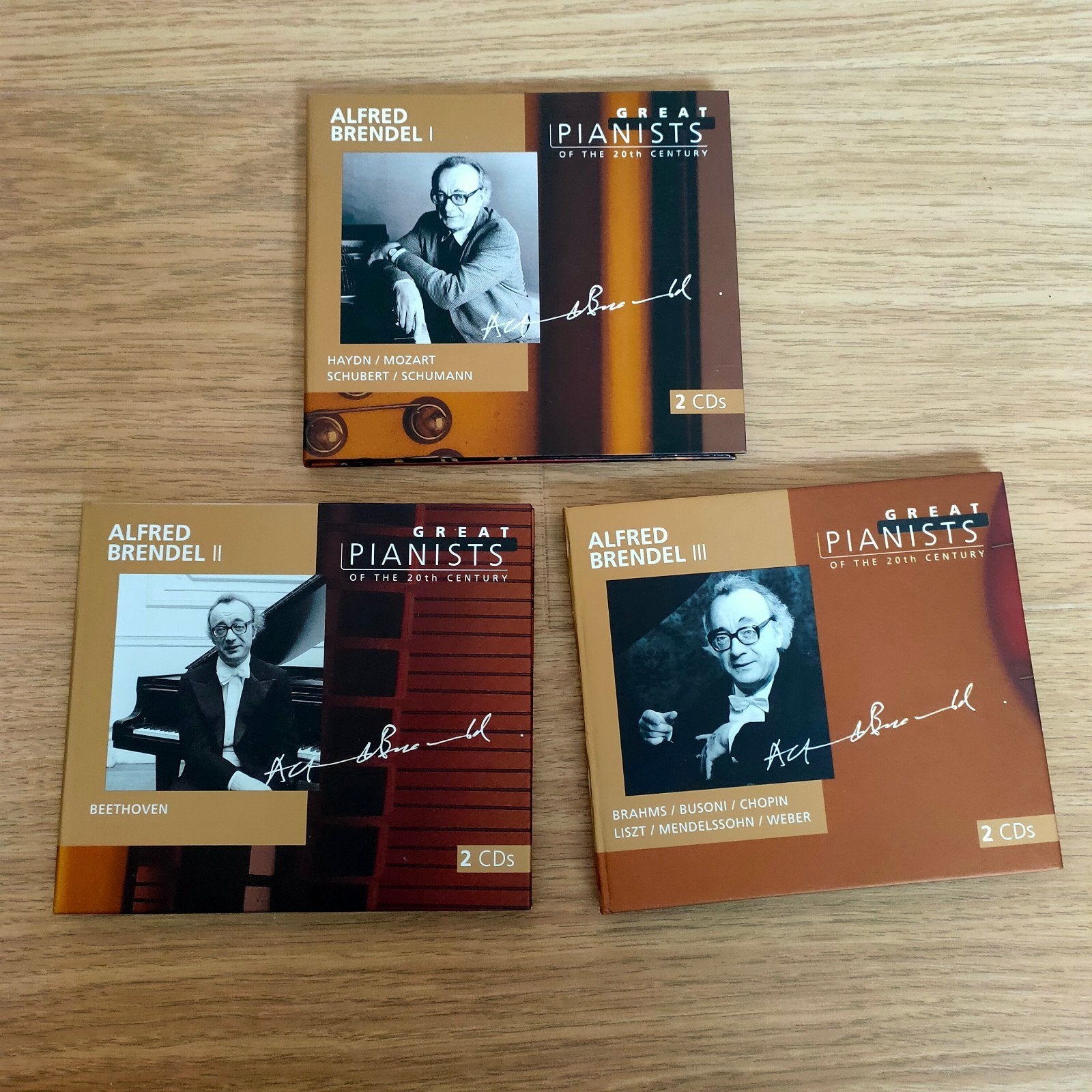 Alfred Brendel - Great Pianists of the 20th Century (6 CD's), Ophalen of Verzenden