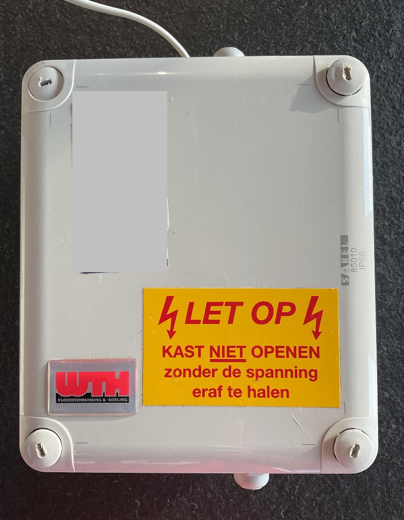 WTH stroomregelaarkast voor vloerverwarming/verkoeling, Ophalen, Gebruikt, Minder dan 30 cm, Overige typen