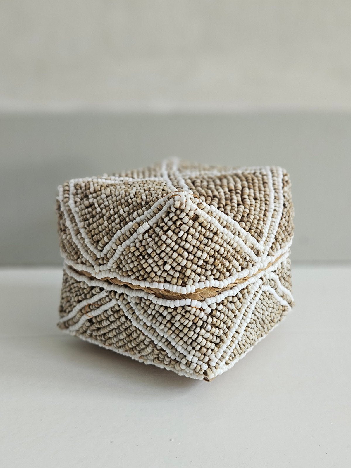 Balinees offermandje - Bali  Boho Ibiza, Gebruikt, Beige, Boho, Ophalen of Verzenden