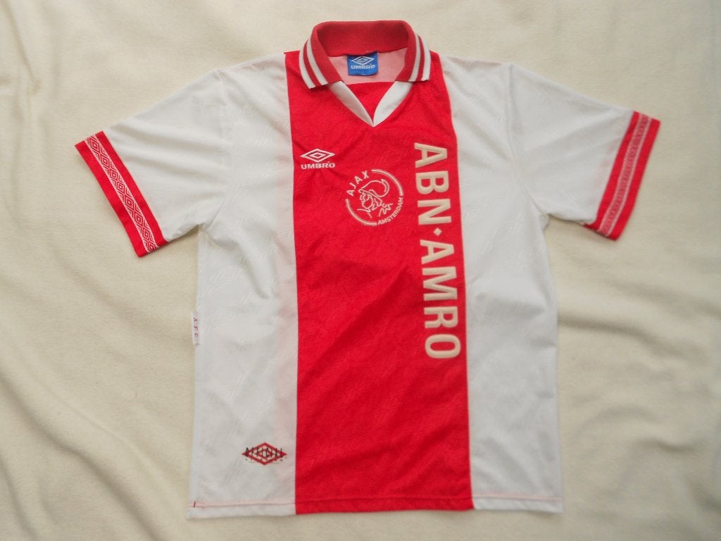 Voetbalshirt a f c ajax amsterdam 94 95 umbro abn amro L, Ophalen of Verzenden, Gebruikt, Ajax, Shirt