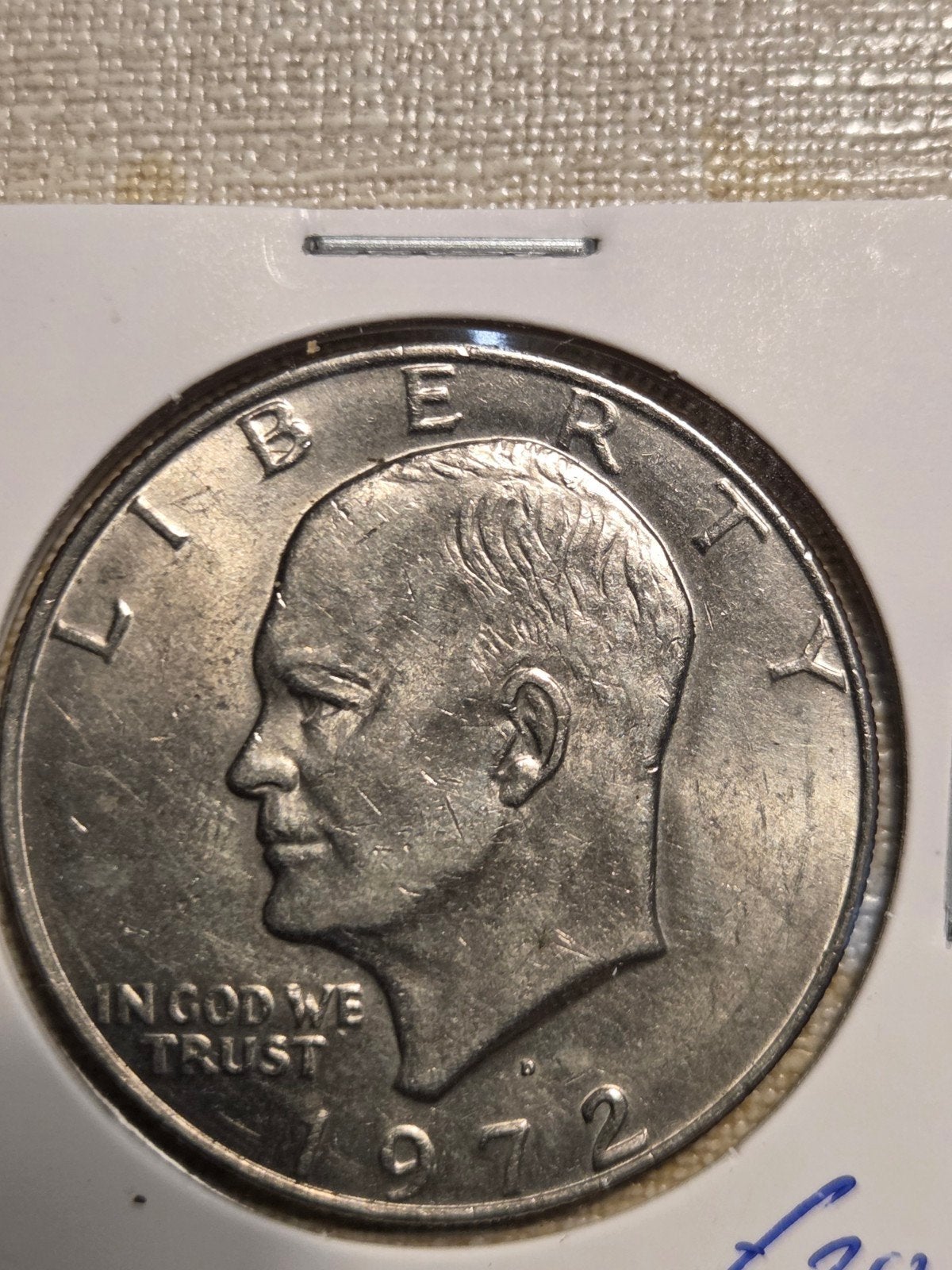 1972 Eisenhower Dollar Munt - VS, Ophalen of Verzenden, Noord-Amerika, Losse munt