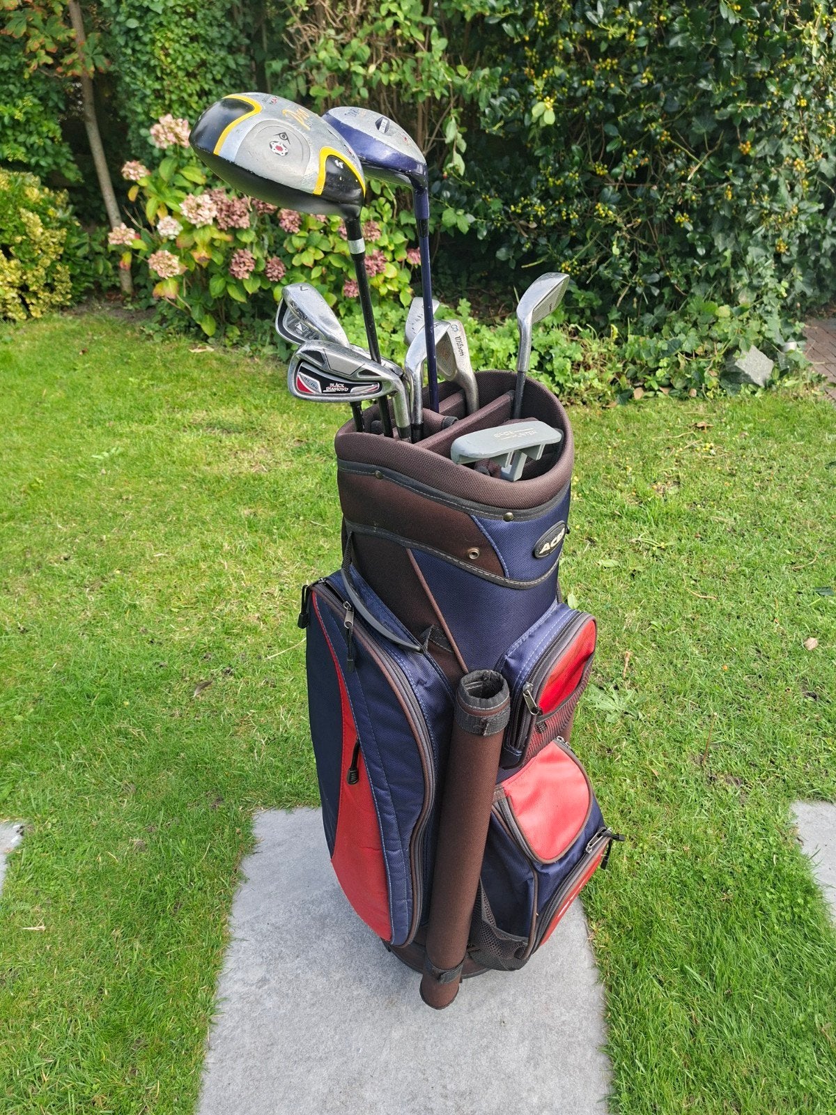 golfset - golttas met alle golfclus en putter, Ophalen of Verzenden, Set