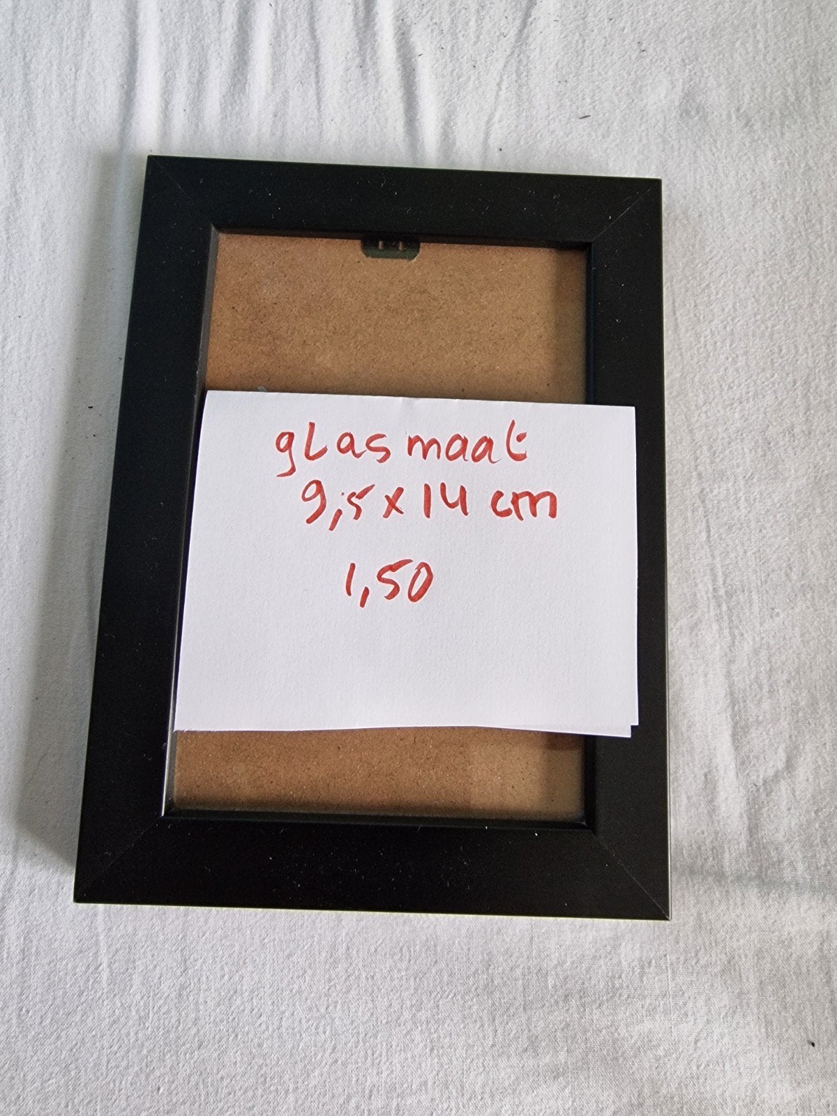 2 Mooie zwarte fotolijstjes, Ophalen of Verzenden, Zo goed als nieuw