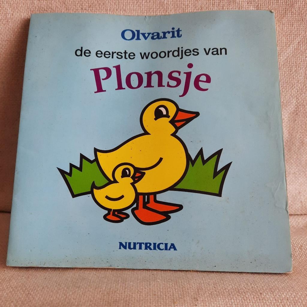Olvarit de eerste woordjes van PLONSJE Nutricia 1985, Verzamelen, Ophalen of Verzenden, Overige typen