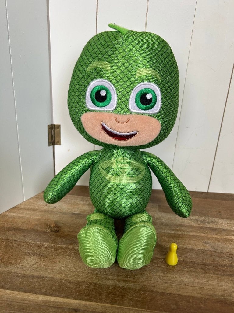 PJ Masks Gekko Knuffel – Groene Pluche Hagedis 30 cm, Groen, Overige merken, Overige karakters, Overige typen
