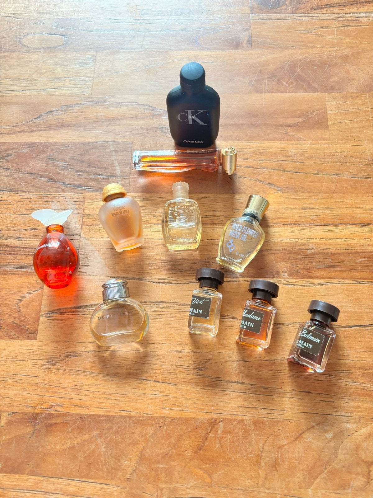 10 verschillende mini parfums - Verzameling, Ophalen of Verzenden, Gebruikt