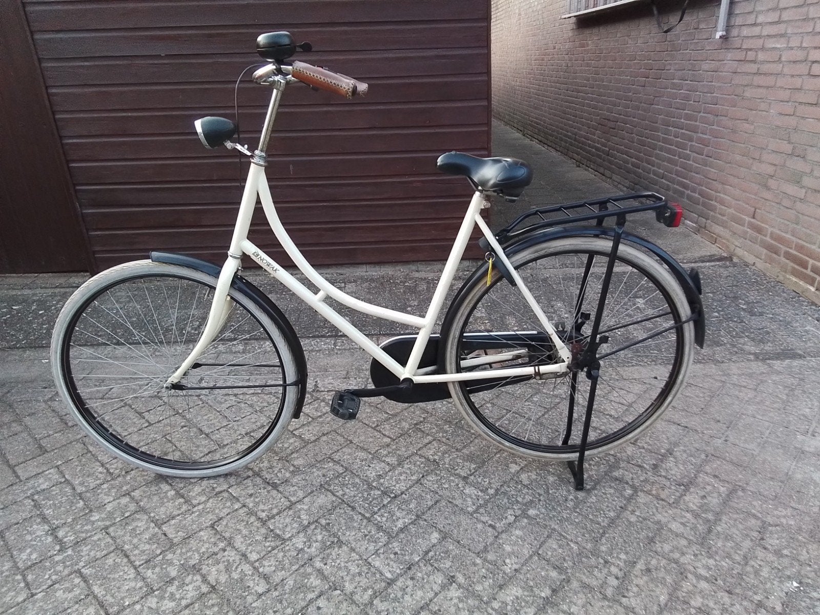 Omafiets Station / Bushalte, Fietsen en Brommers, Terugtraprem, Gebruikt, Versnellingen, 56 cm of meer