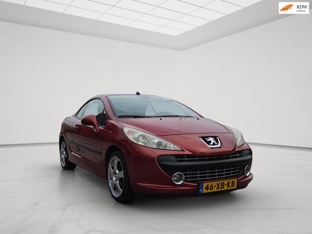 Peugeot 207 CC 1.6 T Sport |LEER|LICHTM|CRUISE|, Auto's, Peugeot, Voorwielaandrijving, Gebruikt, Zwart, 4 cilinders