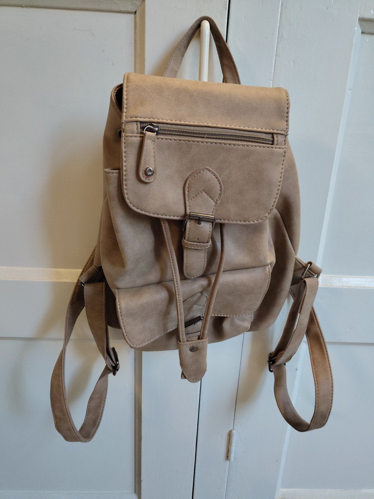 Vintage leren tas Enrico Benetti, Overige merken, Gebruikt, Minder dan 30 cm, Ophalen of Verzenden