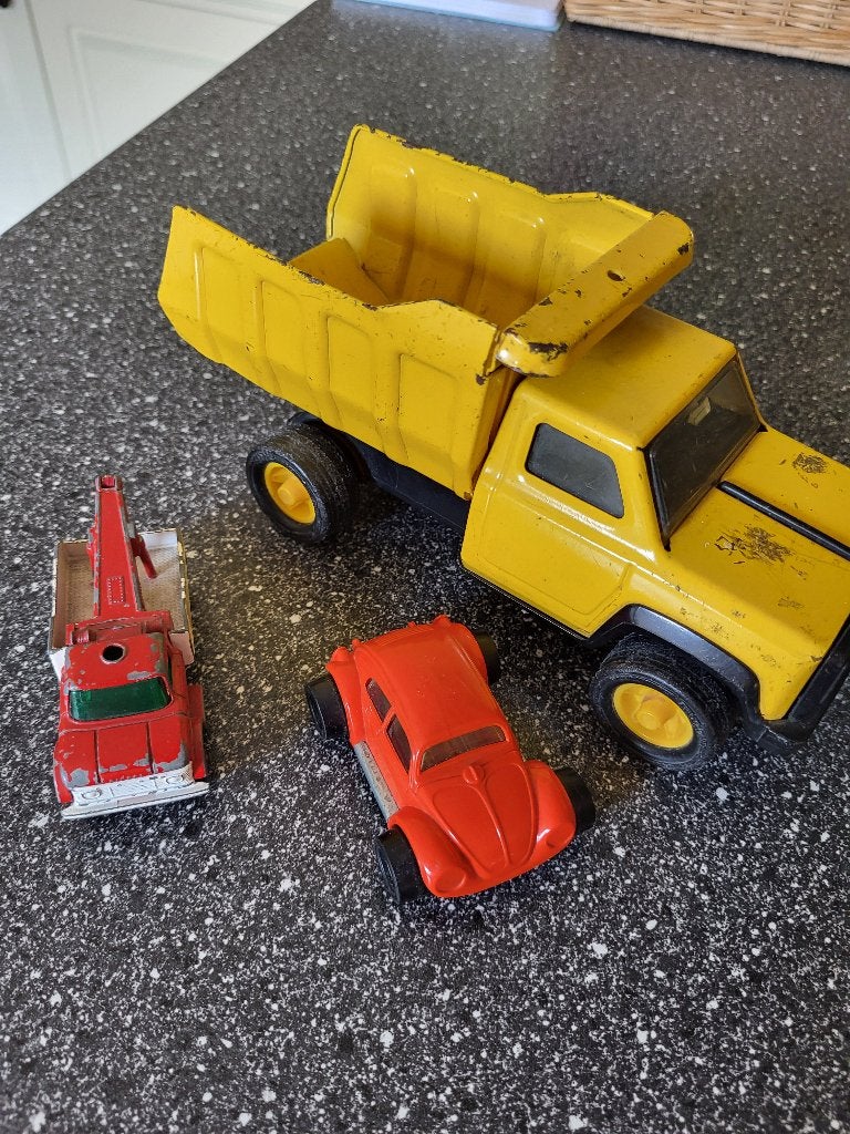 3 miniatuur auto's van Tonka en matchbox, Ophalen of Verzenden, Gebruikt, Auto