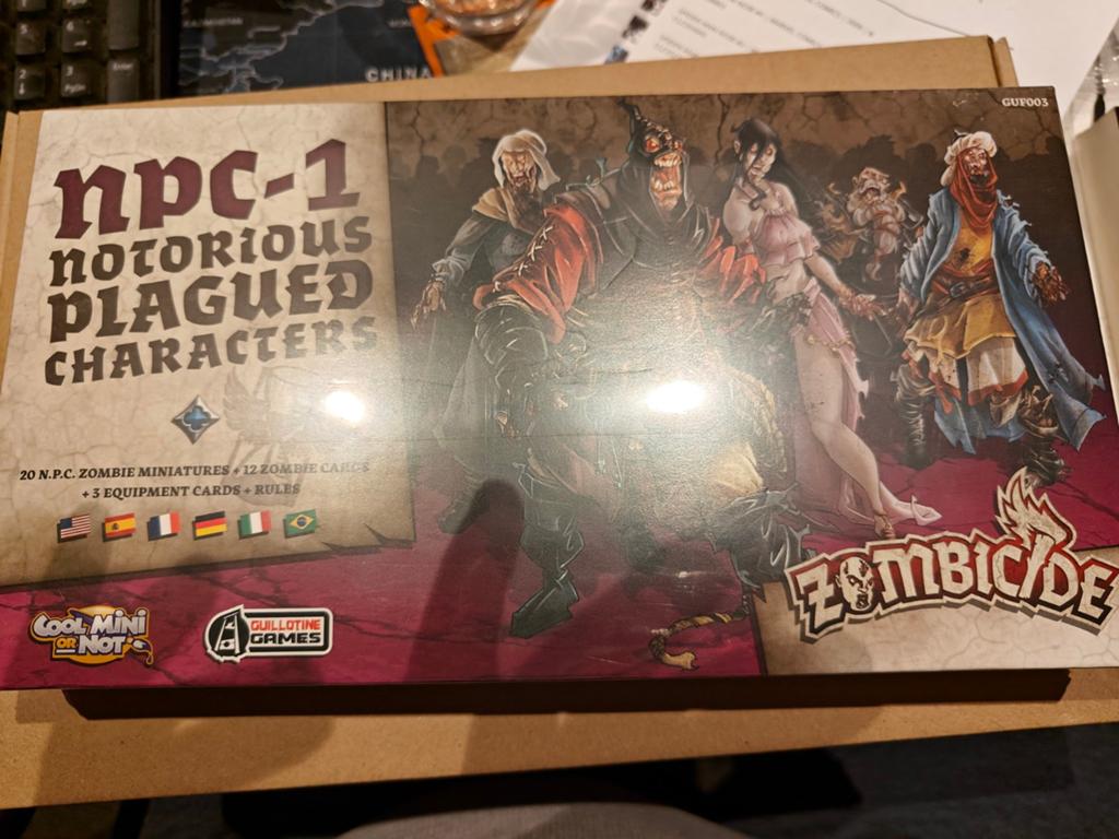 Zombicide: Black Plague - NPC-1 Notorious Plagued Characters, Hobby en Vrije tijd, Gezelschapsspellen | Bordspellen, Ophalen of Verzenden