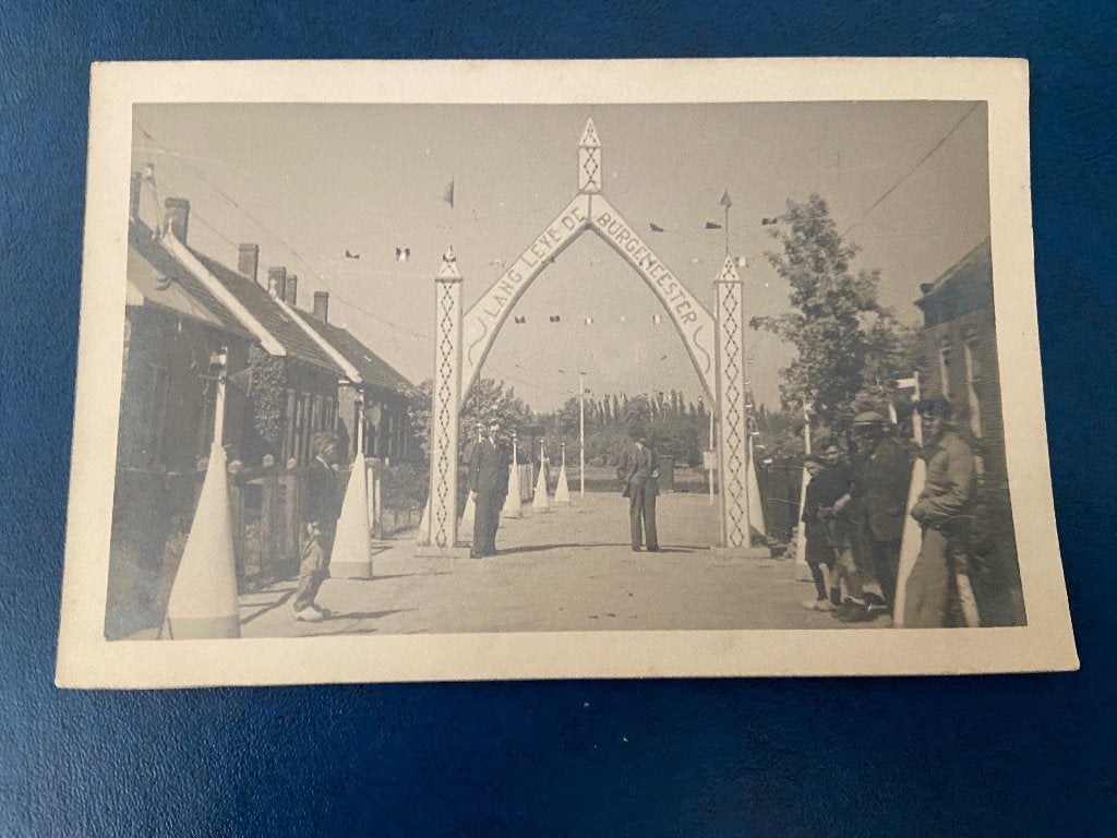 Asten Wilhelminastraat 1904 60-jarig burgemeester GMFrencken, Ophalen of Verzenden, Voor 1920, Ongelopen, Noord-Brabant