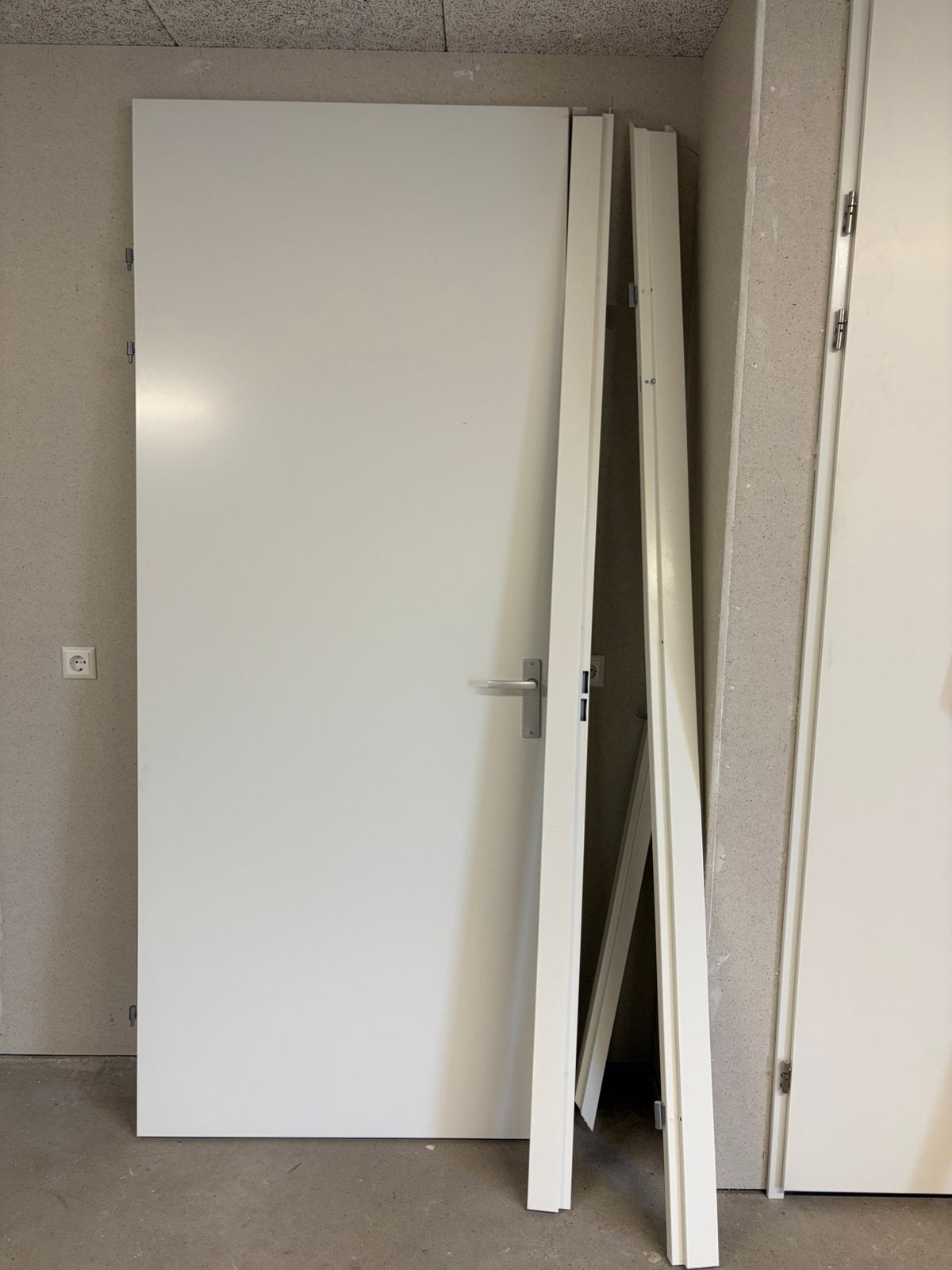 Deur met kozijn, Ophalen, 80 tot 100 cm, 215 cm of meer, Binnendeur