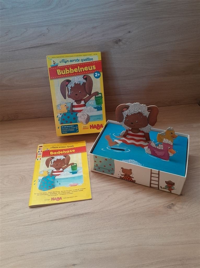 Bubbelneus - mijn eerste spellen - haba - s3767, Verzenden, Zo goed als nieuw