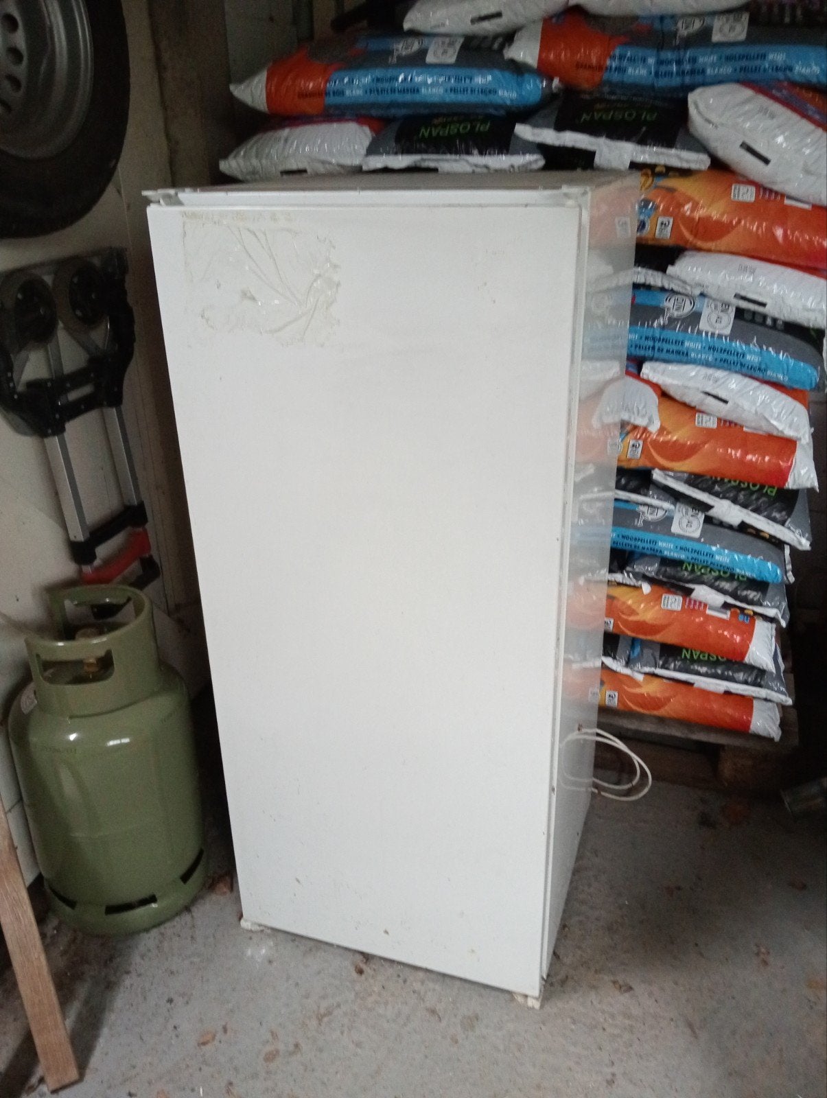 Witte koelkast zonder vriesvak - Gebruikt, Witgoed en Apparatuur, Koelkasten en IJskasten, 100 tot 150 liter, 45 tot 60 cm, Ophalen