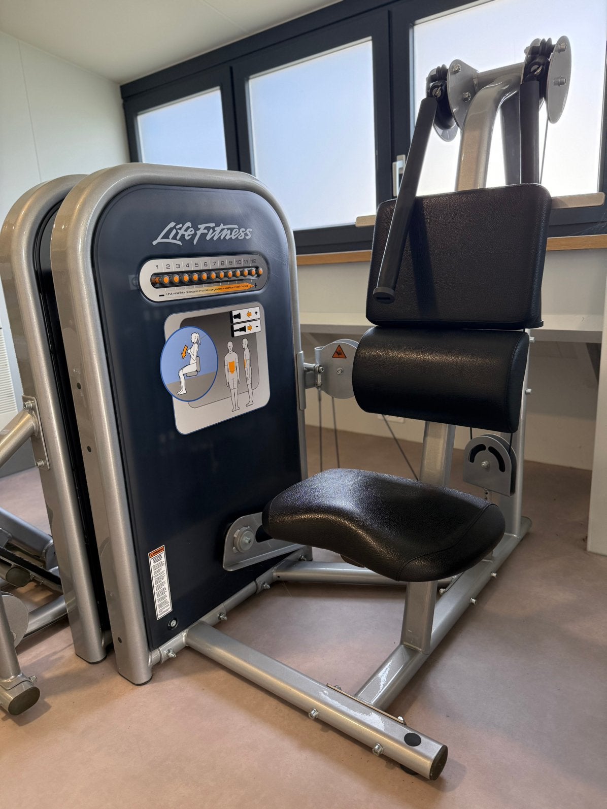 Life fitness circuit abdominal - grijs, Sport en Fitness, Ophalen, Zo goed als nieuw, Overige typen