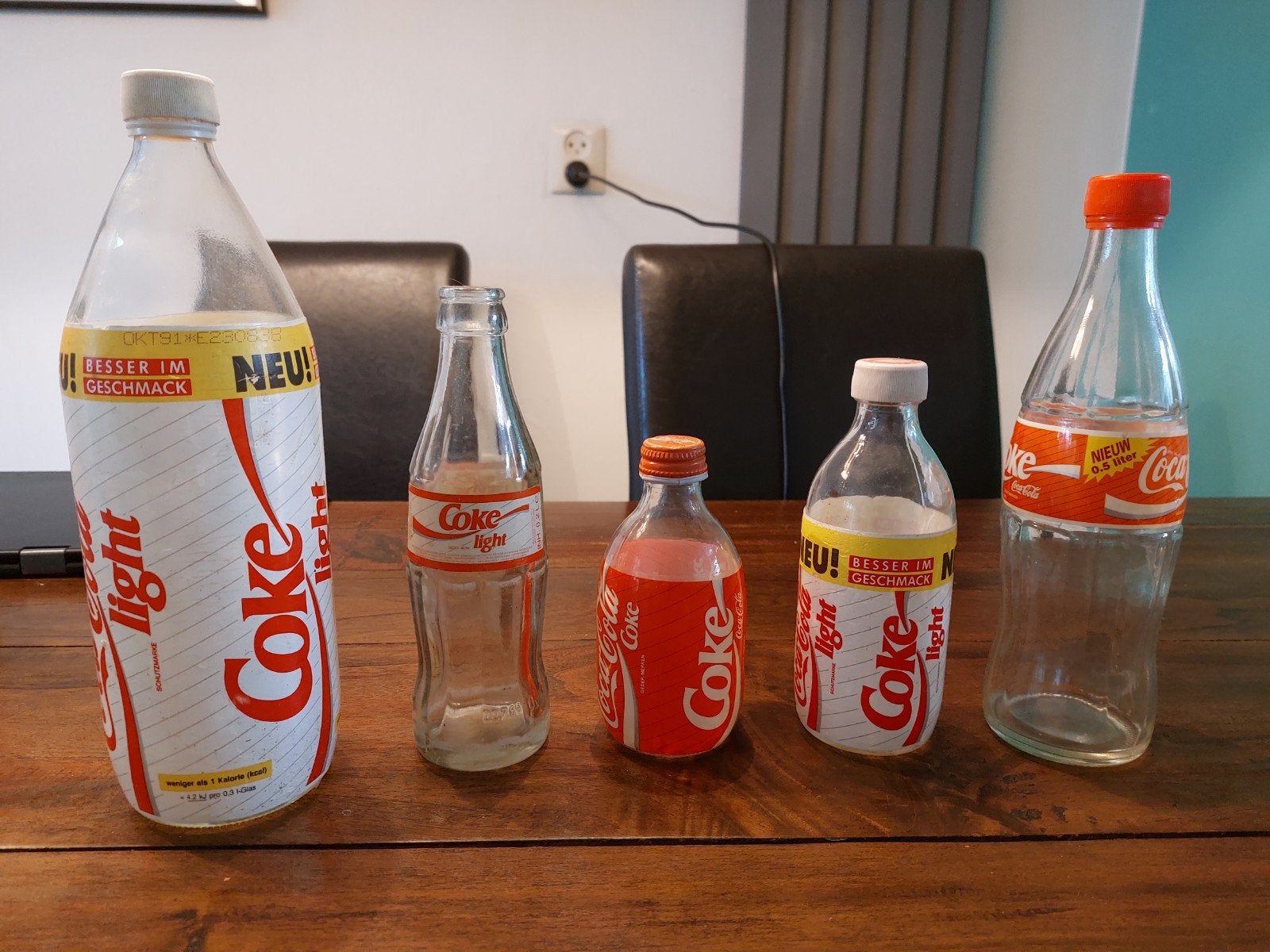 coca cola flessen uit de jaren '90, Ophalen of Verzenden