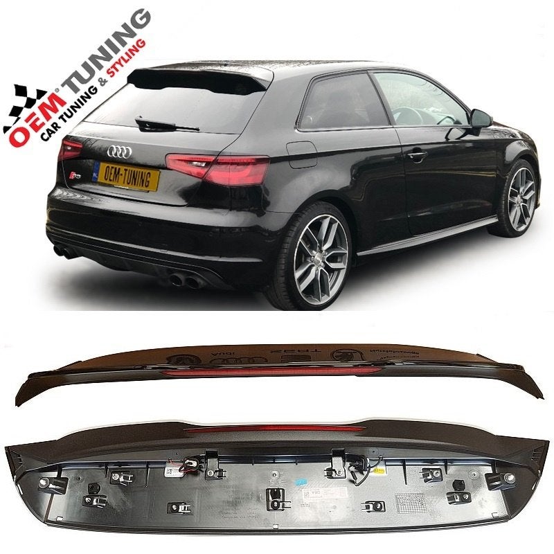 AUDI A3 S3 8V Sline Dakspoiler Hatchback| FZ9Z Panter Black, Ophalen of Verzenden