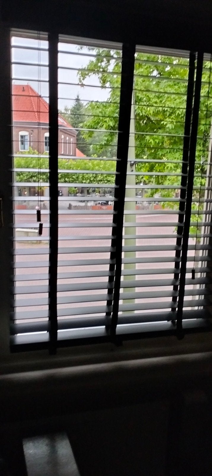 5 zwarte kunststof jaloezieen, Ophalen, Jaloezie, Kunststof