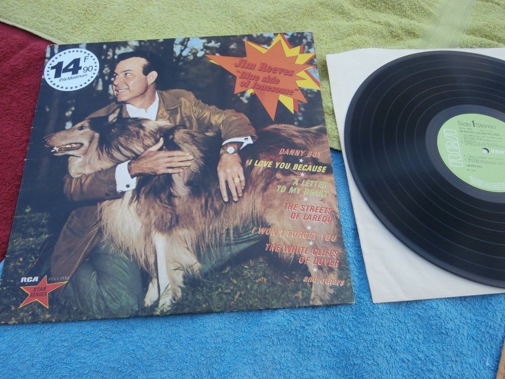 LP - Jim Reeves - Blue Side Of Lonesome., Ophalen of Verzenden, Zo goed als nieuw, 12 inch