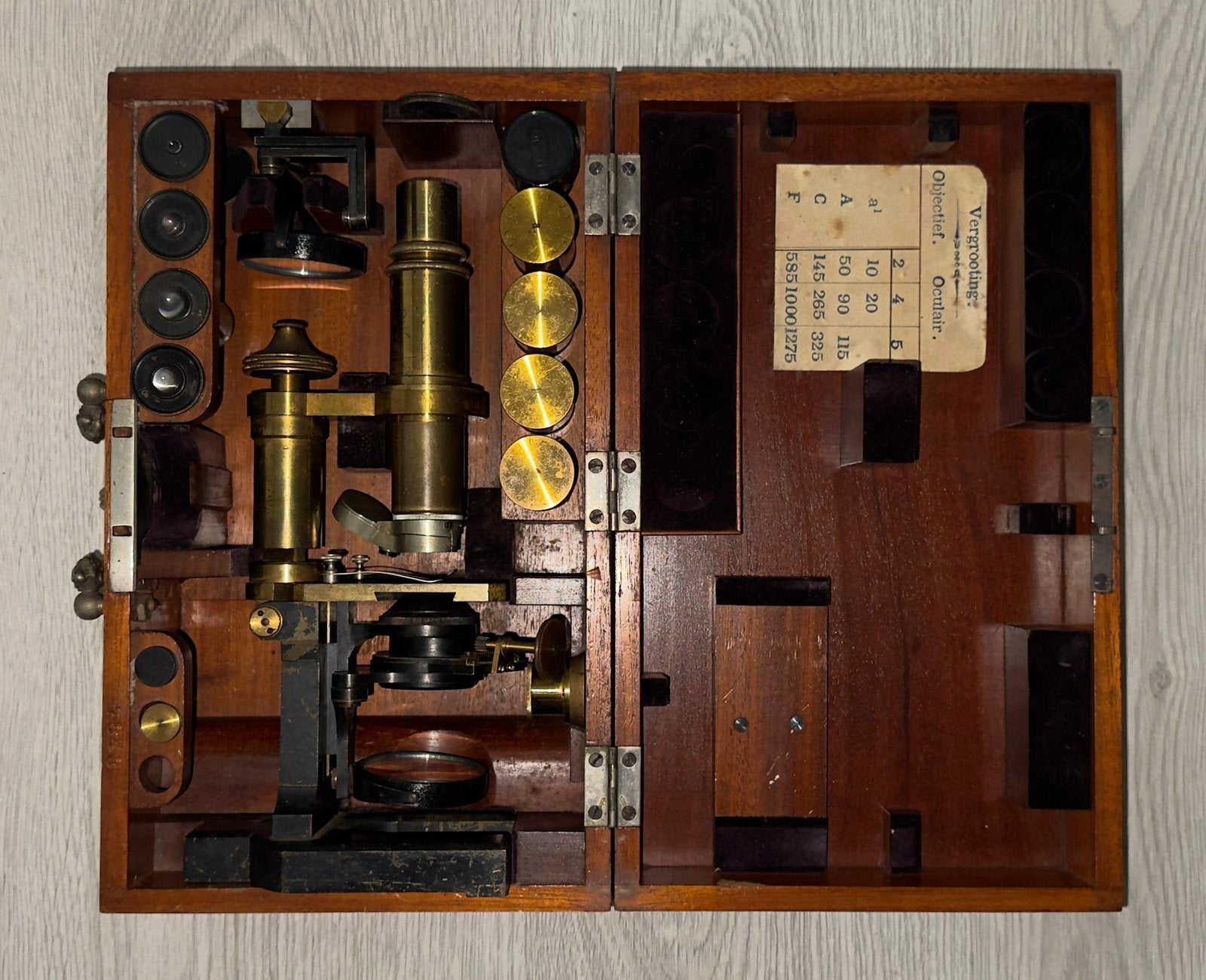 Carl zeiss jena microscoop 1884, Ophalen of Verzenden, Rechthoekig, Minder dan 50 cm