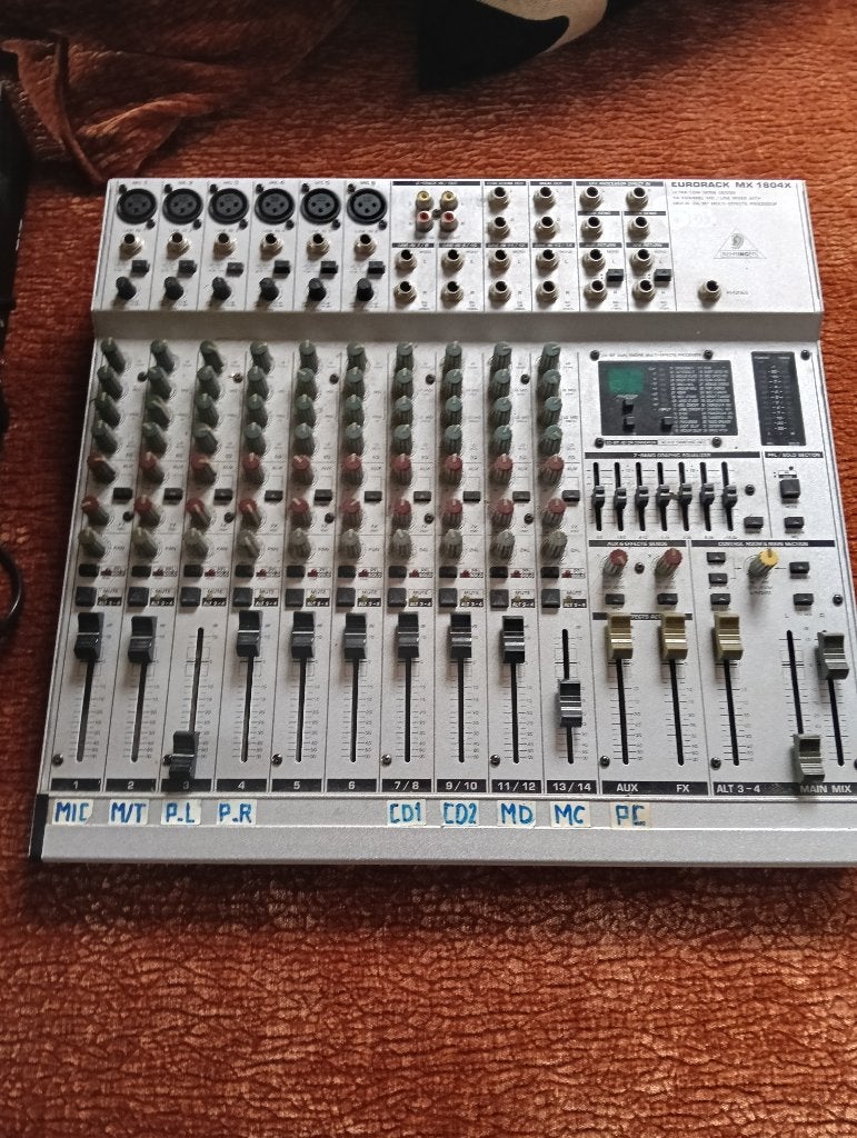 Mengpaneel behringer eurojack mx 1804x, Ophalen of Verzenden, Gebruikt