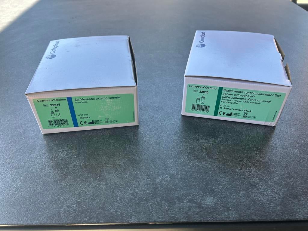 Coloplast Conveen optima katheters 30mm 35mm, Ophalen of Verzenden, Zo goed als nieuw
