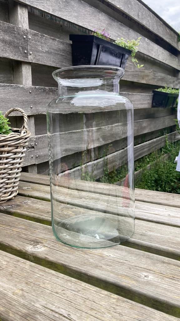 Grote vaas, Huis en Inrichting, Woonaccessoires | Vazen, Ophalen, Gebruikt, Overige kleuren, Glas