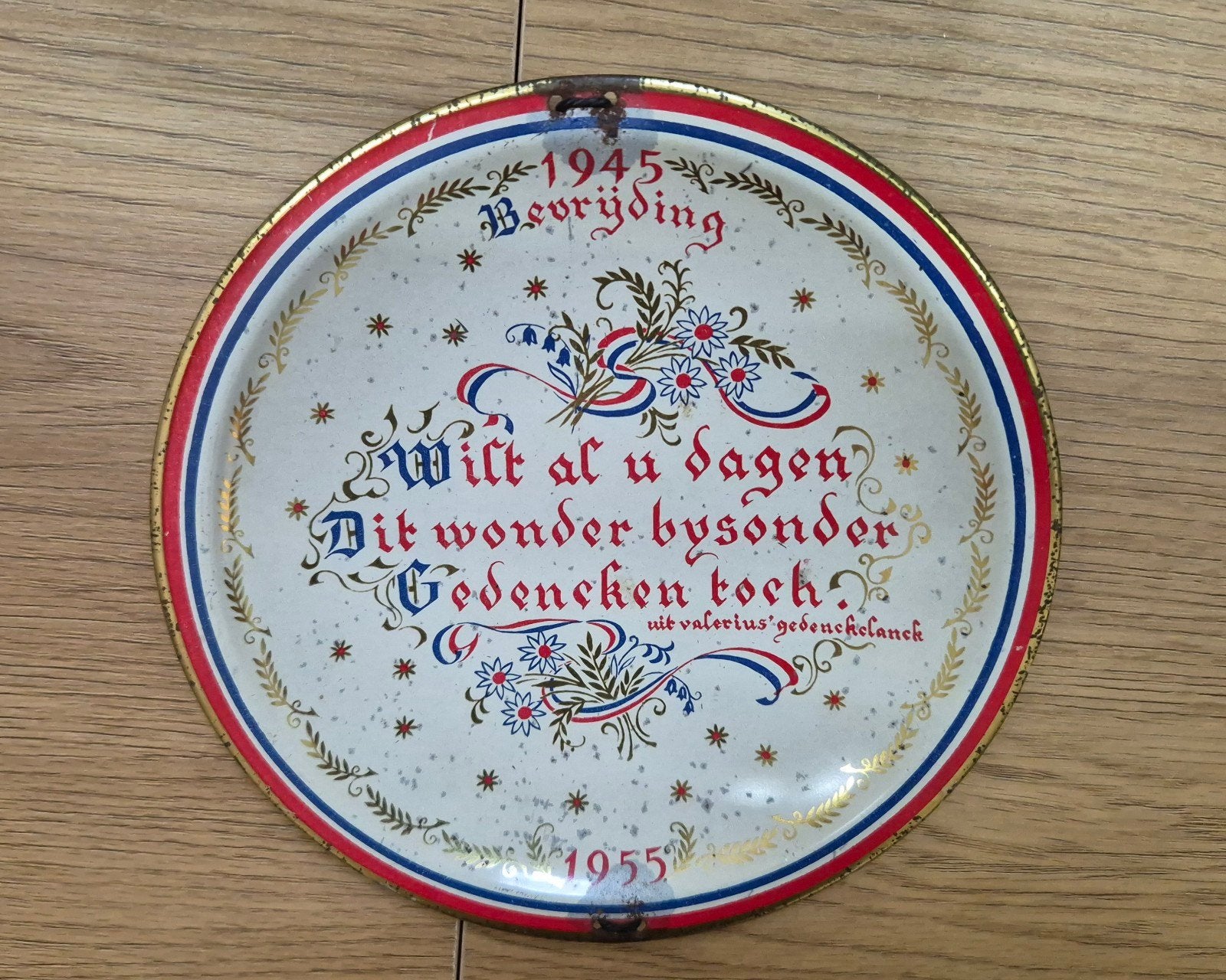 Herdenkingsbordje Bevrijding 1945-1955, Ophalen of Verzenden